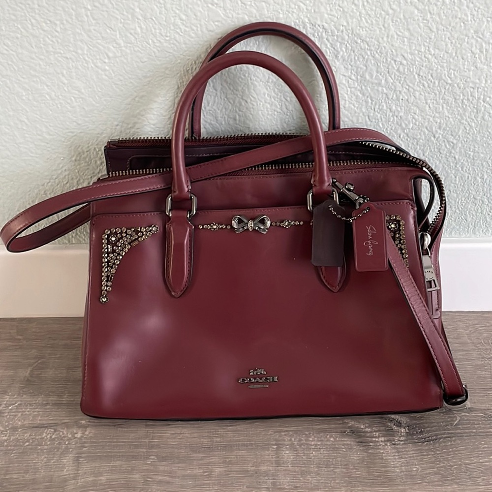 Coach top handle bag